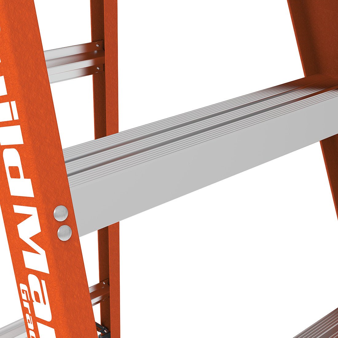 8′ Buildman™ Fiberglass Stepladder - MetalTech