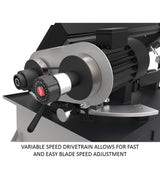 8 x 13 Variable Speed Mitering Bandsaw | EHB-8VSM - Diamond Tool Store