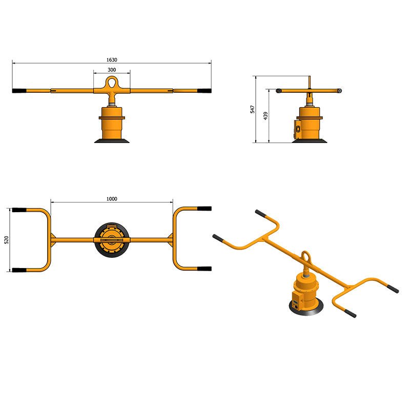 Aardwolf Mono Mechanical Vacuum Lifter 150 - Aardwolf