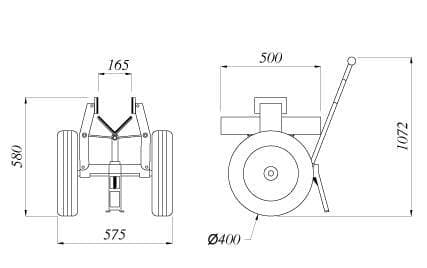 Aardwolf Self-Locking Trolley SL-100 - Diamond Tool Store