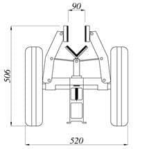 Aardwolf Self-Locking Trolley SL-85 - Diamond Tool Store