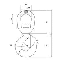 Aardwolf Swivel Hook (Alloy steel) - Diamond Tool Store