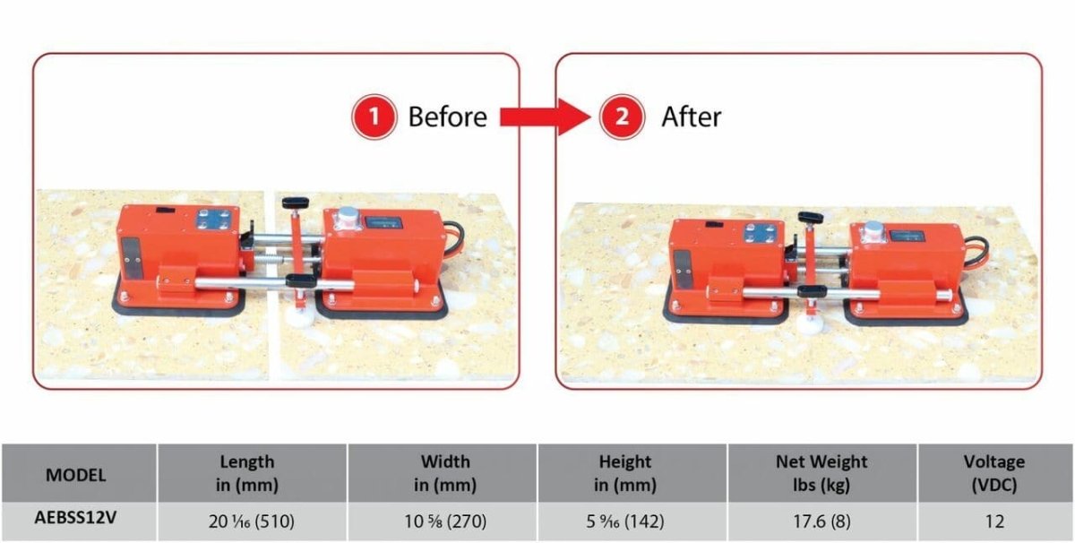 Abaco EZ-Pro Battery Seam Setter - Diamond Tool Store