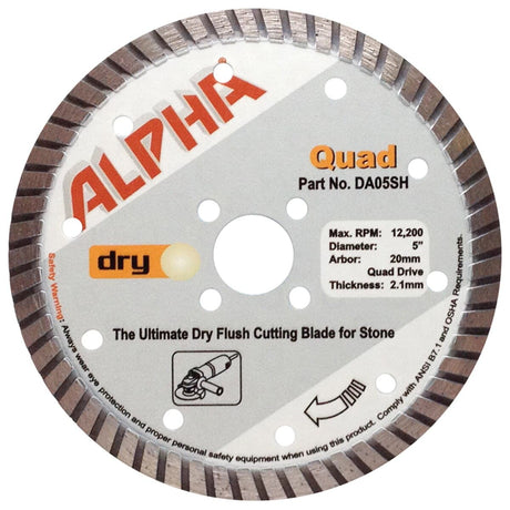 Alpha Quad Turbo Diamond Blade - Diamond Tool Store