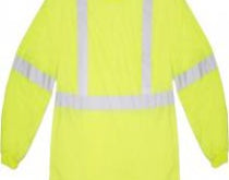 ANSI Class 3 Long Sleeve Lime Tee Shirt (12 Count) - Diamond Tool Store