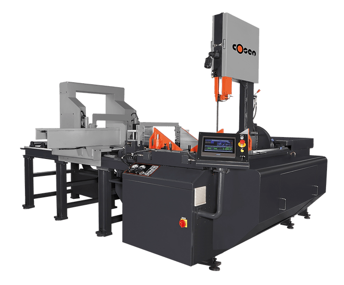 AV-2026NC Fully Automatic Vertical Tilt-Frame Band Saw - Cosen Saws