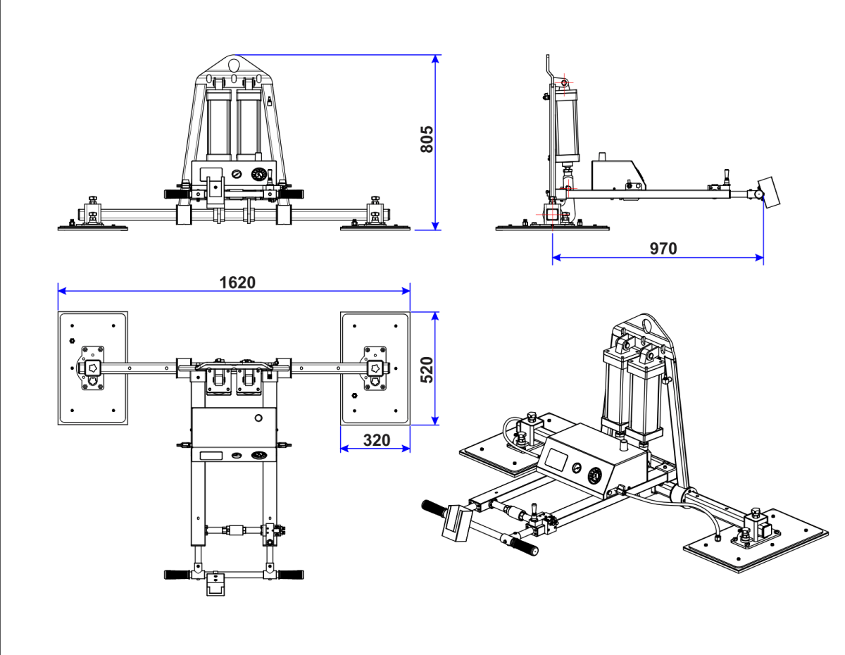 AVLP2-500-PRO Vacuum Lifter - Diamond Tool Store