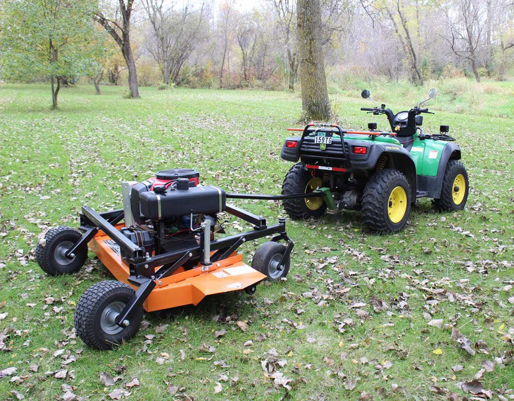 Brave Finish Cut Pull-Behind Mower | 60-In. Deck | GXV630 Honda Engine - Brave