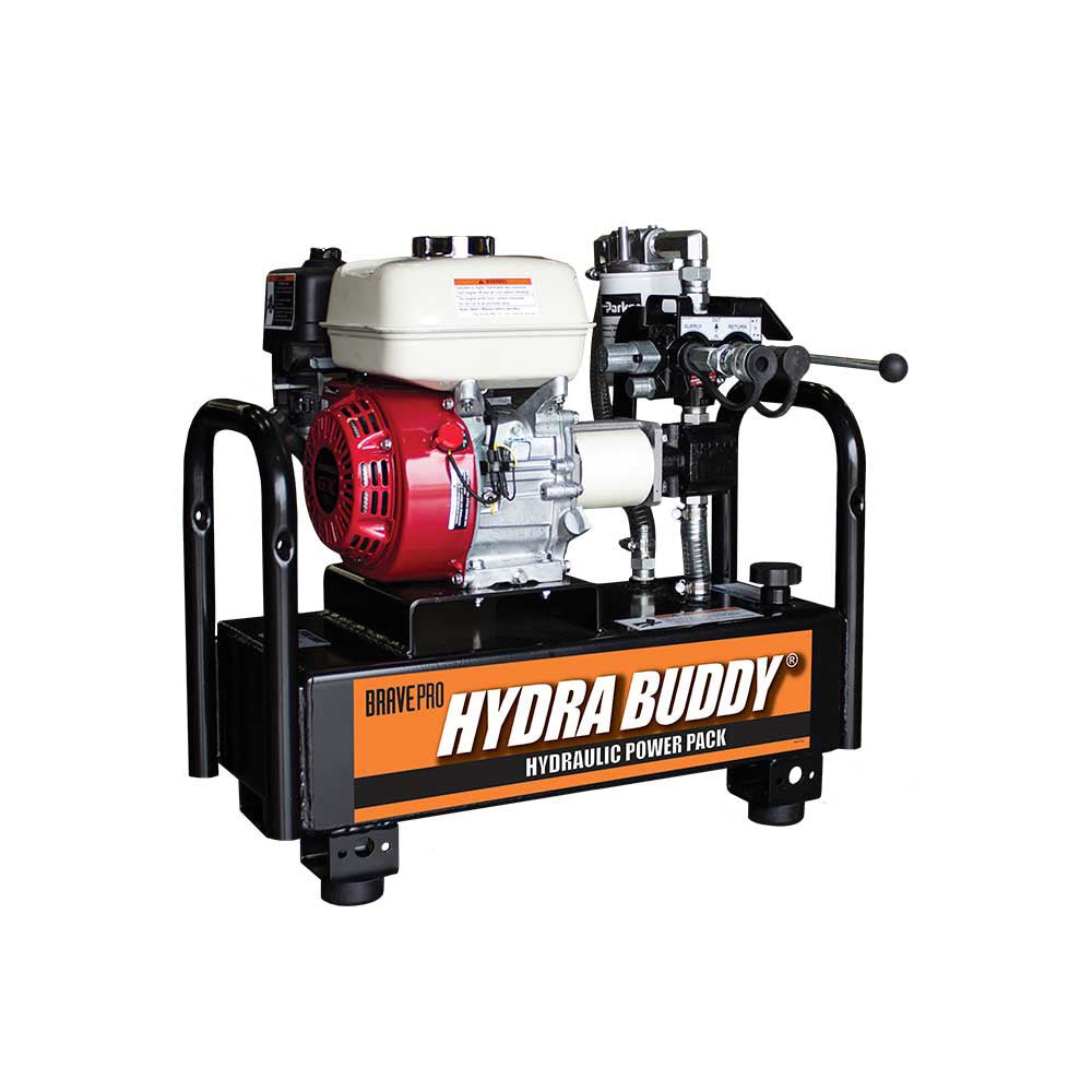 Brave Hydraulic Power Pack | 900 PSI | 7 GPM | Recoil Start | Honda GC160 - Brave