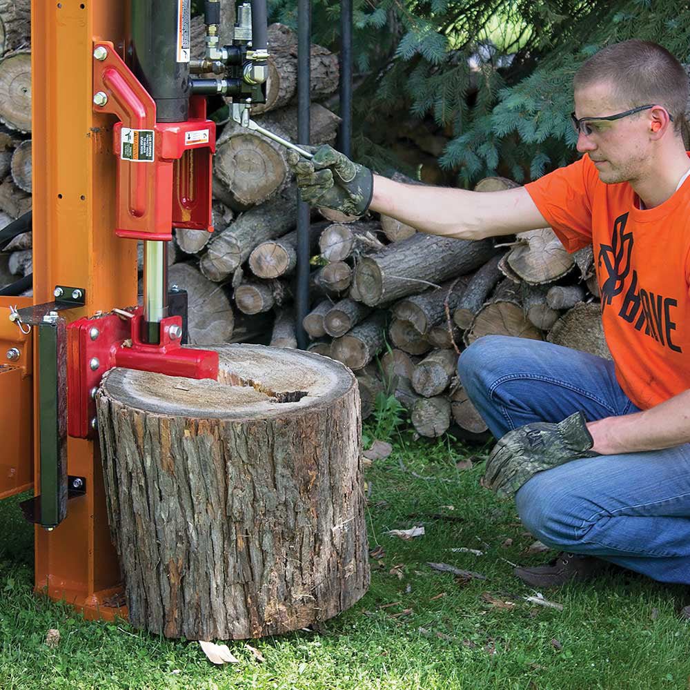 Brave Log Splitter 24 Ton Log Splitter Honda GC160 Tree Splitter Diamond Tool Store
