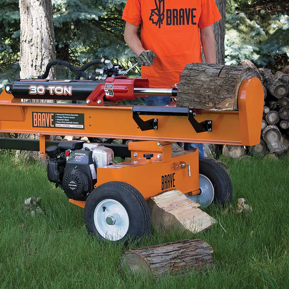 Brave Log Splitter | 30-Ton | Honda GC190 - Brave