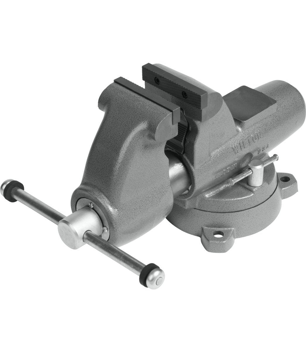 C-2 Pipe and Bench Vise, 5" Jaw Width, 7" Max Jaw Opening, 5-5/16" Throat Depth - Diamond Tool Store