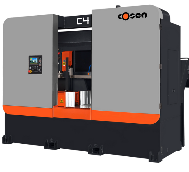 C 4 Fully Automatic Enclosed Horizontal Dual Post Band Saw - Cosen Saws