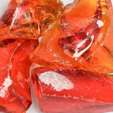 Chunky Orange Fire Glass - American Specialty Glass