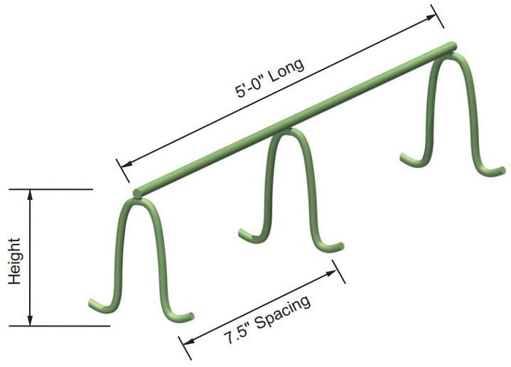 Continuous High Chair-Epoxy - OCM