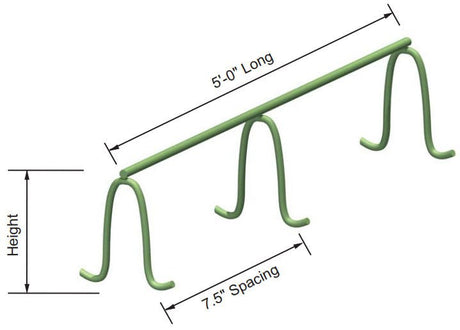 Continuous High Chair-Epoxy - OCM