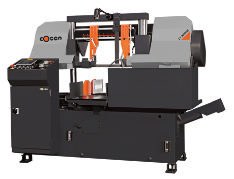 Cosen C-320NC Fully Automatic Horizontal Dual Column Band Saw - Cosen Saws