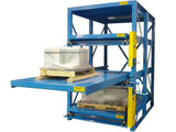 Crank-Out Glide-Out Storage Racks - Rack Engineering Division