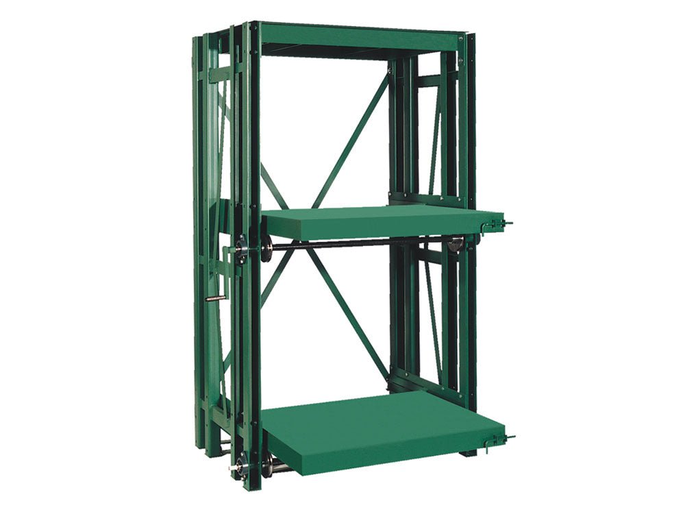 Crank-Out Glide-Out Storage Racks - Rack Engineering Division