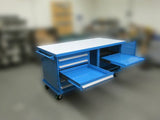 Custom Mobile Utility Work Cart - Rack Engineering Division