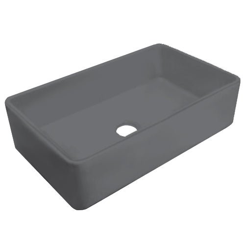 Dakota Sinks DSE-FCA3320 Signature Elements Series 33 1/8 Inch Fire Clay Single Bowl Reversible Apron Front Kitchen Sink - Dakota Sinks