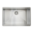 Dakota Sinks DSL-3020 Signature L-Series 30 x 20 Inch Flat Ledge Single Bowl Undermount Stainless Steel Kitchen Sink - Satin Brushed Nickel - Dakota Sinks