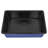 Dakota Sinks DSM-3018 Signature M-Series 30 Inch Micro Radius Single D-Bowl Undermount Kitchen Sink with Bottom Grid - Dakota Sinks