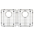 Dakota Sinks DSMZ-BG5050 Signature M and Z Series 14 1/4 Inch 50/50 Undermount Bottom Grid Set - Dakota Sinks