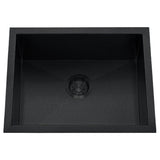 Dakota Sinks DSZ-2318 Signature Z-Series 23 Inch Zero Radius Single Bowl Undermount Stainless Steel Kitchen Sink with Bottom Grid - Dakota Sinks