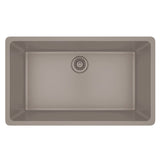 Dakota Sinks GSE-QC3219-BE Builders Elements Series 32 Inch Quartz Composite Single Bowl Undermount Kitchen Sink - Dakota Sinks