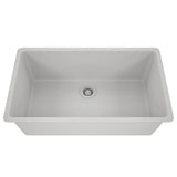 Dakota Sinks GSE-QC3219-BE Builders Elements Series 32 Inch Quartz Composite Single Bowl Undermount Kitchen Sink - Dakota Sinks