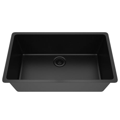 Dakota Sinks GSE-QC3219-BE Builders Elements Series 32 Inch Quartz Composite Single Bowl Undermount Kitchen Sink - Dakota Sinks