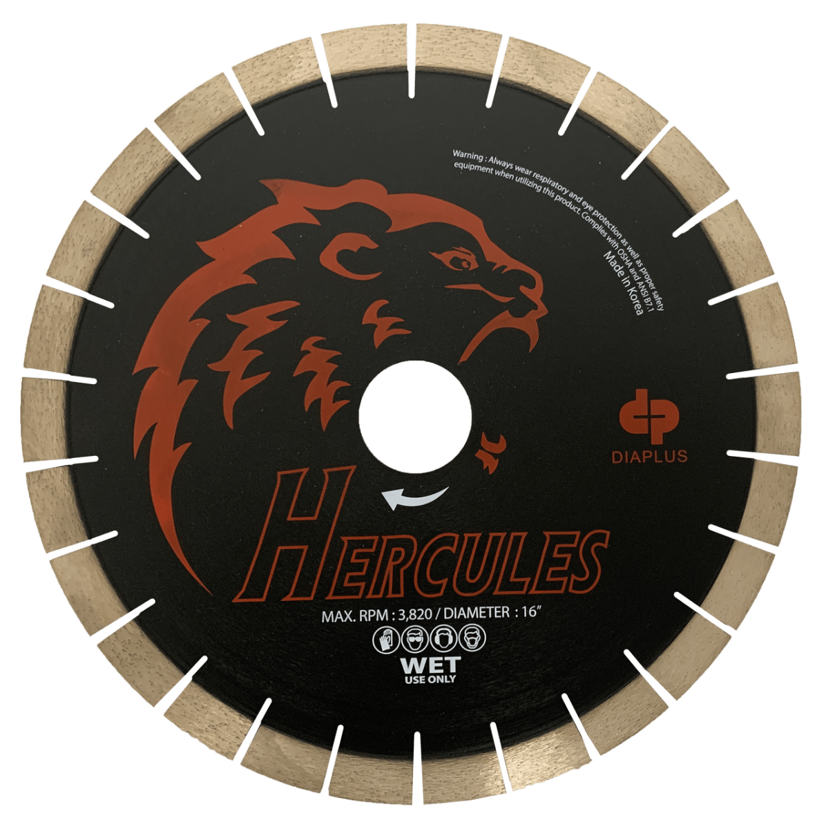 Dia Plus Hercules Bridge Saw Blade for Granite and Natural Stone - Dia Plus