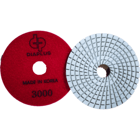 Dia Plus White Pads for Engineered Stone, Quartz, and Light Marbles DPES43000 Dia Plus 3000 4