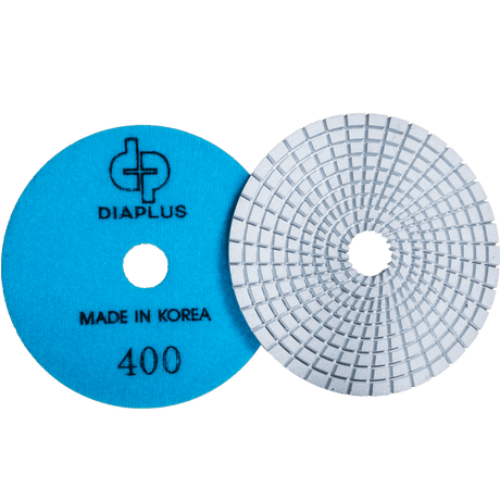 Dia Plus White Pads for Engineered Stone, Quartz, and Light Marbles DPES40400 Dia Plus 400 4