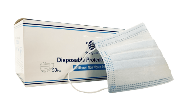 Disposable Protective Face Mask 50 Qty - Diamond Tool Store