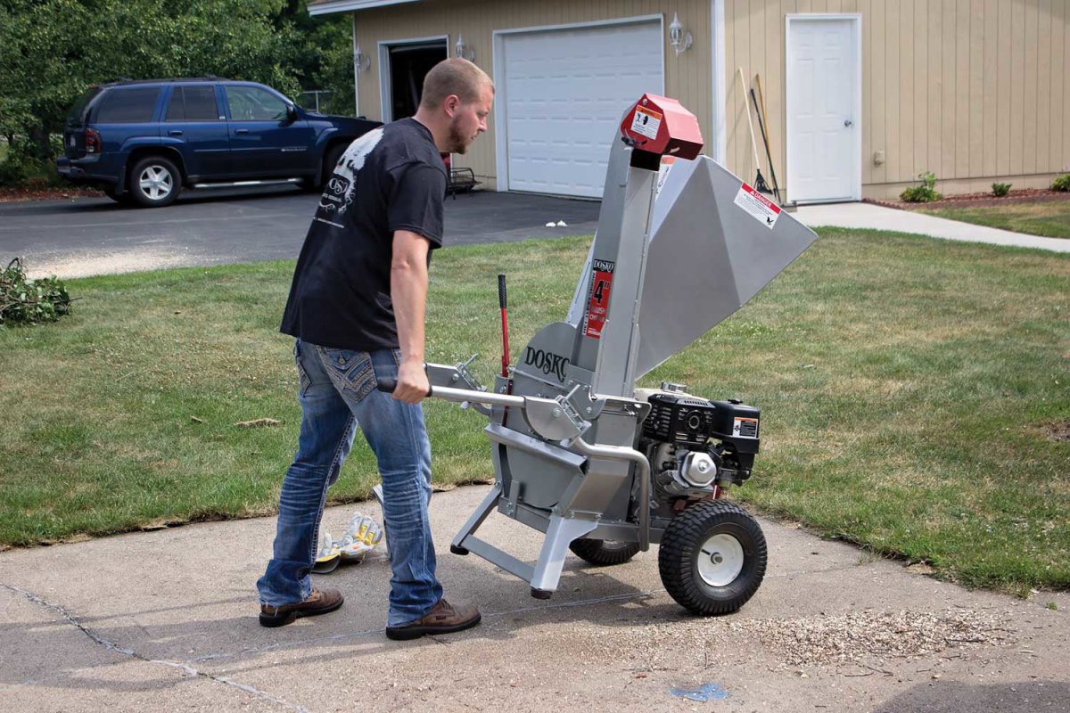 Dosko Brush Chipper | 4 In. | Honda GX390 - Dosko