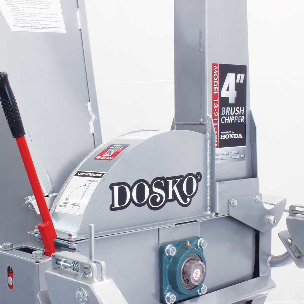 Dosko Brush Chipper | 4 In. | Honda GX390 - Dosko