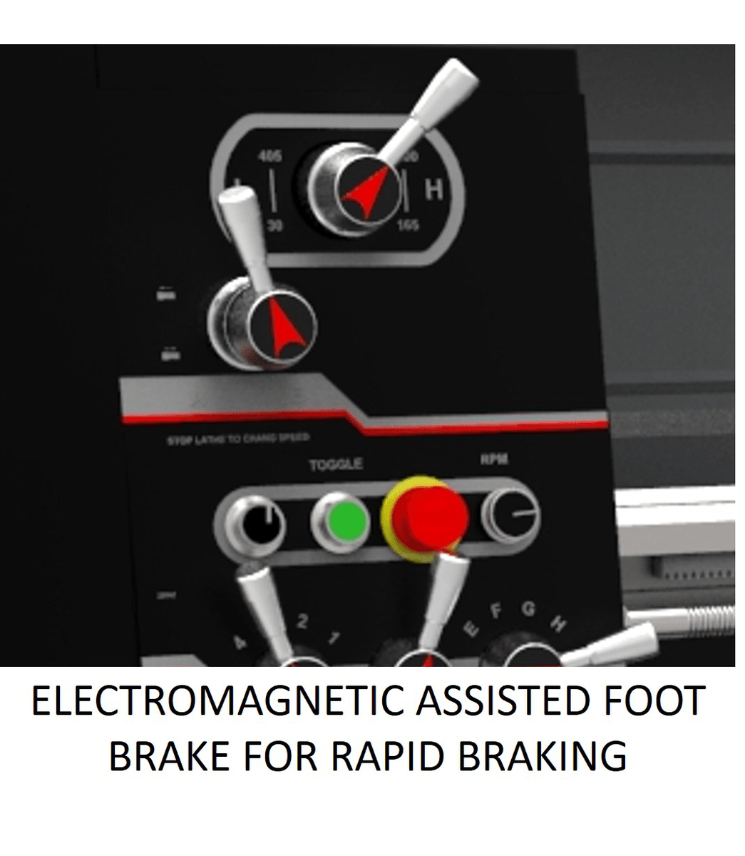 E-1440VS With ACU-RITE 303 DRO With Taper Attachment and Collet Closer - Jet