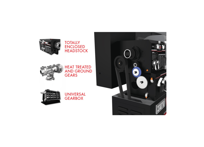 EGH-1740 With ACU-RITE 203 DRO With Collet Closer - Jet