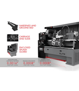 EGH-1740 With ACU-RITE 203 DRO With Taper Attachment and Collet Closer - Jet