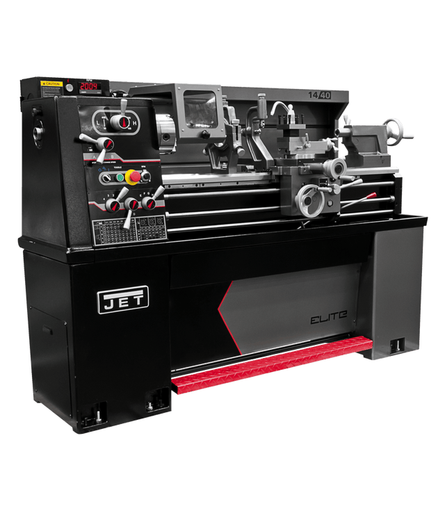 Elite 13" x 40" EVS Lathe With ACU-RITE 303 DRO With Taper Attachment | E-1340VS - Jet