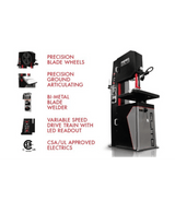 EVBS-20, 20" Vertical Bandsaw - Jet