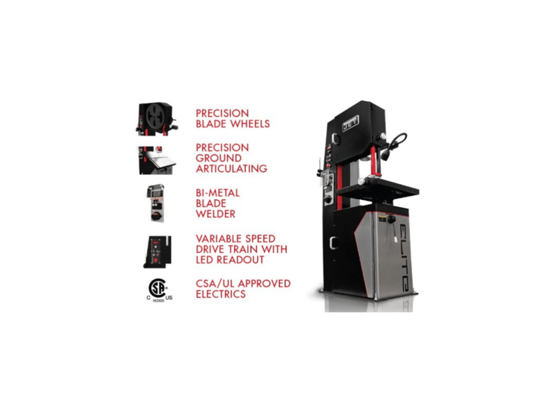 EVBS-26, 26" EVS Vertical Bandsaw - Jet