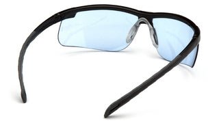 Ever-Lite Infinity Blue Anti-Fog Lens Safety Glasses with Black Frame - Pyramex