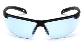 Ever-Lite Infinity Blue Anti-Fog Lens Safety Glasses with Black Frame - Pyramex