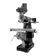 EVS-949 Mill with 2-Axis ACU-RITE 203 DRO and Servo X, Y, Z-Axis Powerfeeds - Jet