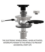 EVS-949 Mill with 2-Axis ACU-RITE 203 DRO and Servo X, Y, Z-Axis Powerfeeds - Jet