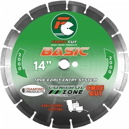 First-Cut BASIC Early Entry Blades - Diamond Products