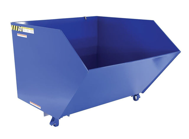 H Style - Low Profile 90 Degrees Self Hopping Dumpster - Vestil